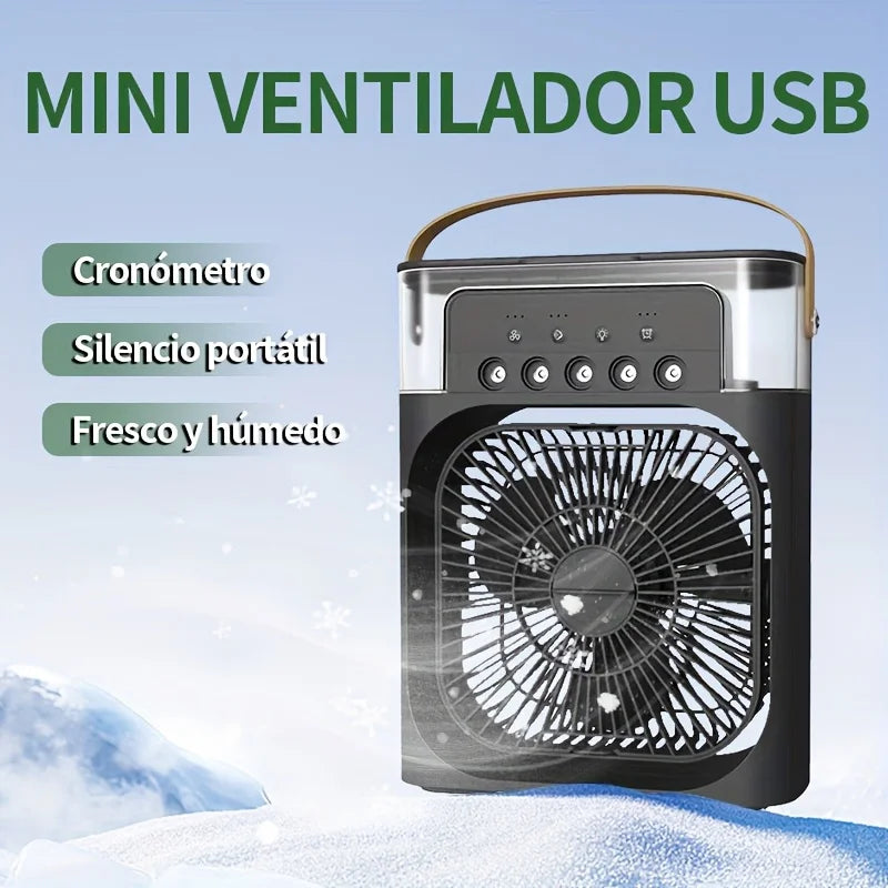 Ventilador portátil con enfriamiento