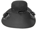 Sombrero para el sol con ventilador