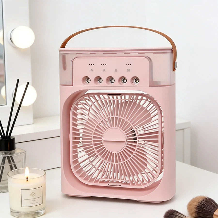 Ventilador portátil con enfriamiento
