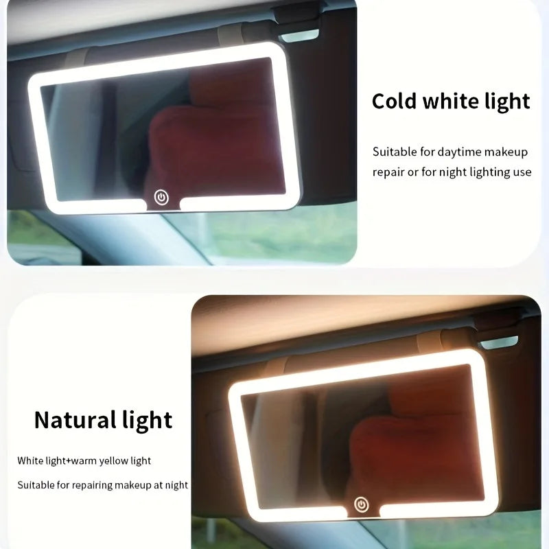Espejo con luz led para auto ✨