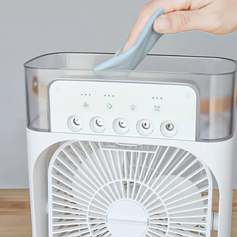 Ventilador portátil con enfriamiento